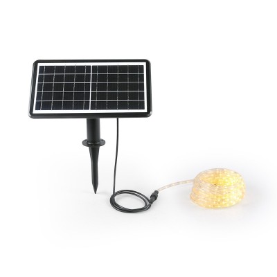 新款户外led太阳能灯带批发10米套管防水帐篷露营庭院氛围花园灯图4