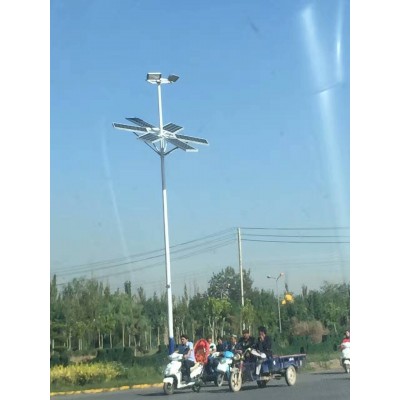 耀轩照明LED中国结红旗灯箱亚克力太阳能红旗太阳能路灯红旗图3