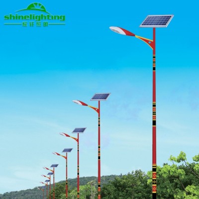 民族特色路灯太阳能灯中式LED太阳能路灯新疆西藏特色路灯图2