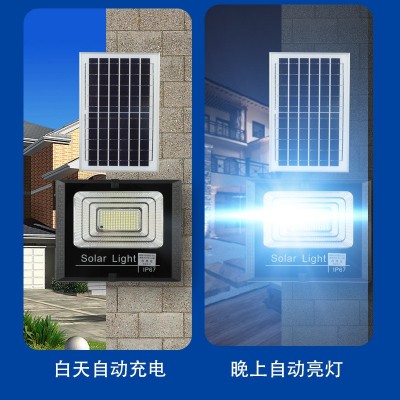 惠民新款太阳能灯户外照明庭院灯太阳能投光灯新农村路灯厂家直销图3