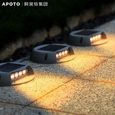 网红led户外太阳能步道灯公园栈道灯地埋灯512外控七彩感应侧发光道钉灯图4