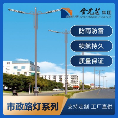 路灯杆LED6/7/8/10/12米高亮LED市政小区公园中高杆道路市电路灯图3