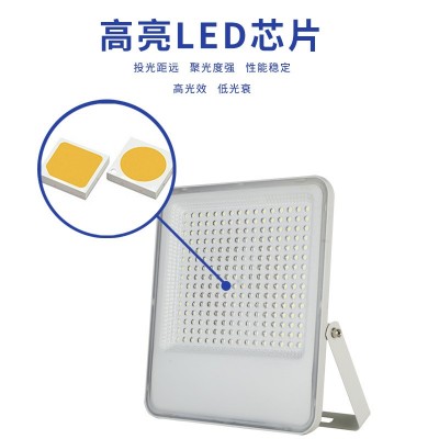 跨境 led透镜投光大灯 新农村家用照明大功率防水高亮户外泛光灯图3