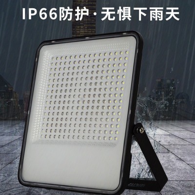 跨境 led透镜投光大灯 新农村家用照明大功率防水高亮户外泛光灯图5
