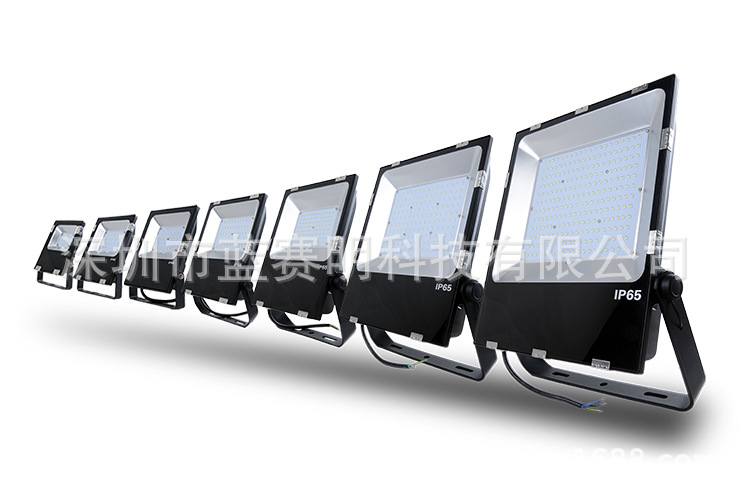 LED投光灯 户外泛光灯10W-400W外墙庭院LED照明灯具 外贸商业灯