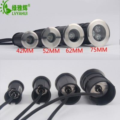 led户外埋地灯3W304不锈钢防水LED水下埋地灯泳池灯投射灯水底灯图3