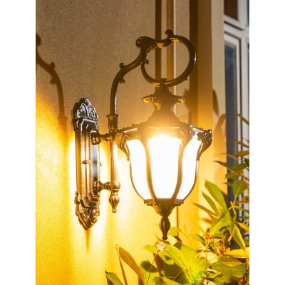 欧式复古户外防水壁灯 美式LED阳台灯楼梯走廊过道室外庭院墙壁灯