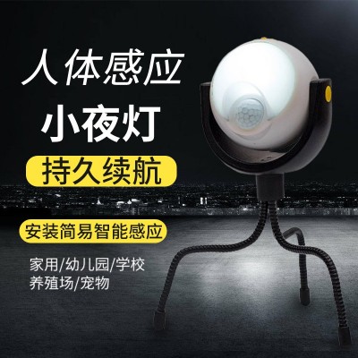 无线智能人体感应小夜灯起夜家用卧室过道led充电式楼道走廊壁灯图3