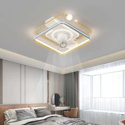 客厅灯现代简约大气led吸顶灯卧室主大灯灯具全屋套餐组合风扇灯图3