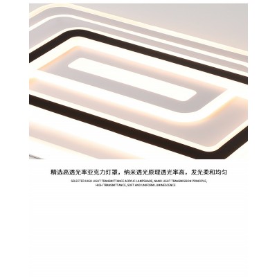 客厅灯led吸顶灯新款卧室灯主卧房间简约现代大气阳台书房灯具图4