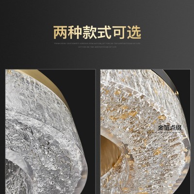 奢灯全铜客厅吊灯卧室餐厅led树脂铜吊灯轻奢后现代简约别墅吊灯图4