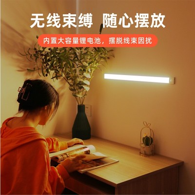智能人体感应小夜灯 家用卧室过道灯 衣柜厕所充电楼梯光控床头灯图2