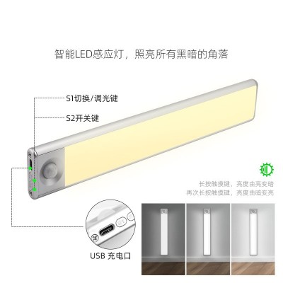 跨境引流 创意感应小夜灯 智能人体感应灯橱柜led楼梯走廊 衣柜灯图4