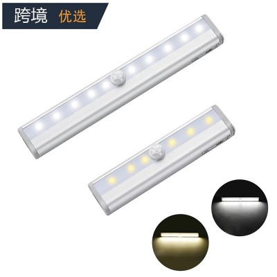 跨境引流 创意感应小夜灯 智能人体感应灯橱柜led楼梯走廊 衣柜灯图2