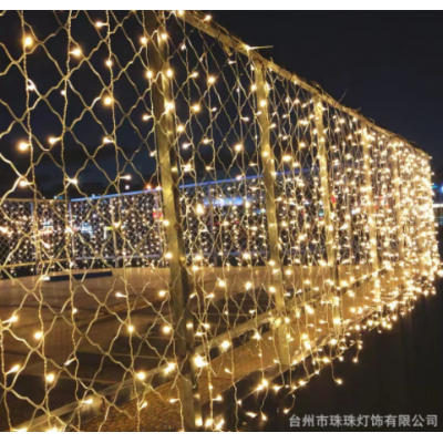 跨境LED太阳能冰条灯窗帘灯瀑布灯串户外亮化工程灯满天星装饰灯图4