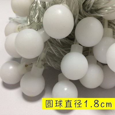 LED小圆球彩灯闪电池圣诞灯婚庆节日装饰户外装饰圆珠小彩灯串图3