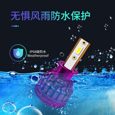 工厂直供跨境led汽车大灯 大功率前大灯超亮远近光大功率改装车灯图3
