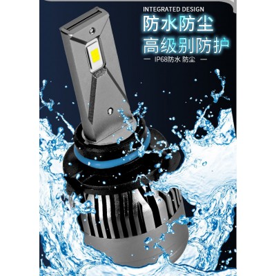 跨境批发V20 led汽车大灯H4H7H11超亮聚光前大灯3570芯片改装车灯图4