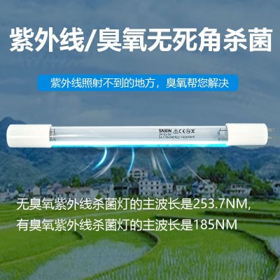 单端直管四针紫外线灯水处理杀菌 杀菌灯管臭氧消毒灯图3