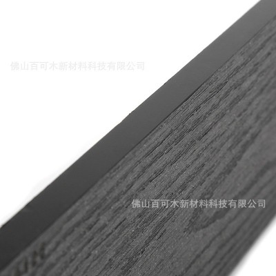 厂家批发定尺塑木户外花箱垃圾桶围栏板条 装饰条 实心塑木装饰板图4