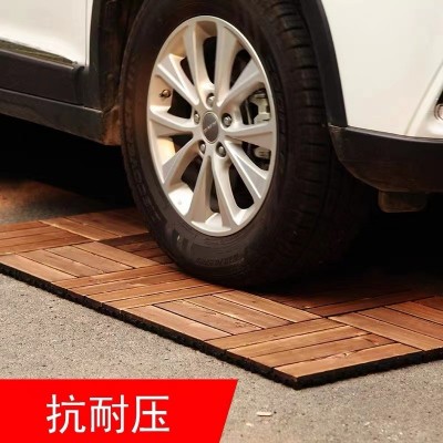 防腐木户外露台阳台阳光房浴室花园庭院防滑防水防晒实木拼接地板图3