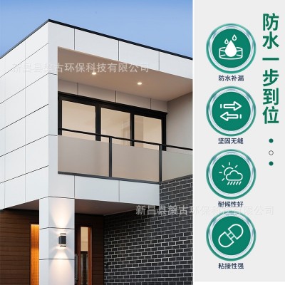 水性聚氨酯改性防水涂料卷材楼房屋顶裂缝堵漏王补漏液体材 料外墙图3
