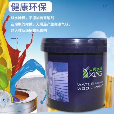 大兴户外水性木器环保漆 工厂批发家具抗紫外线防水耐候水性木漆