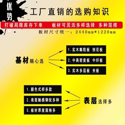 工厂直销MDF中高密度板E1级中纤板黑色贴面碳纤纹台面电竞桌面板图4