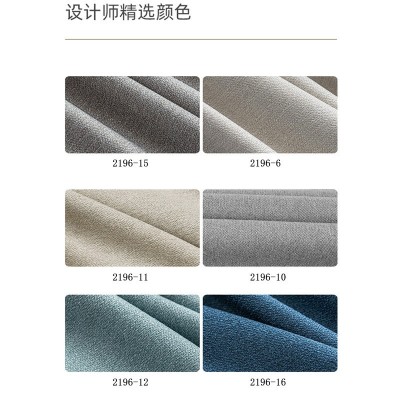 遮光窗帘卧室100全遮光客厅新款挂钩式隔音隔热防晒定制遮阳布图3