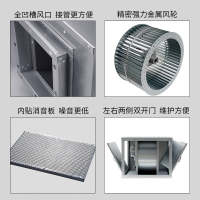 南洋有为柜式离心风机箱式排烟风机饭店厨房商用静音空调风柜强力图3