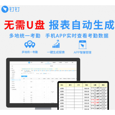 钉·钉M1pro指纹打卡机智能云无线签到机指纹机员工打卡智能考勤图3