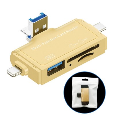 七合一读卡器 适用于苹果type-c安卓手机电脑 OTG3.0多功能读卡器图5