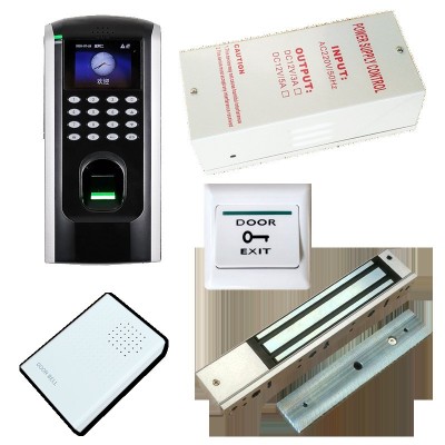中控F7办公室门禁考勤 TCP/IP网络磁力锁 指纹门禁套装图5