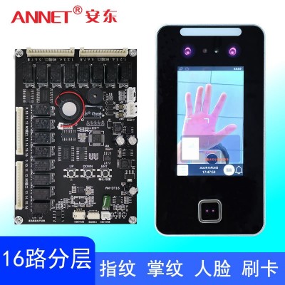 电梯IC人脸识别 指纹分层NFC掌纹识别 刷卡门禁 ID外招桥箱控制器图4