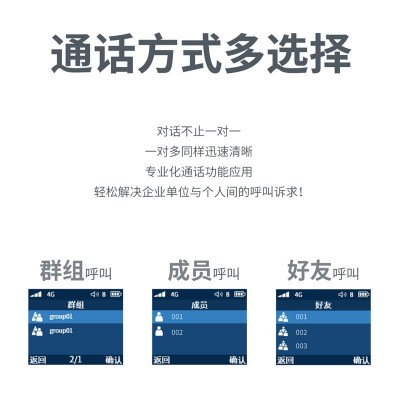 VTR2000全国对讲机小型手持5000公里车队户外4g插卡公网持久续航图2