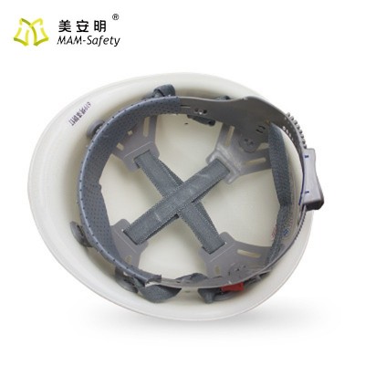 玻璃钢安全帽加厚透气建筑工地施工防砸新国标圆形四季头盔可印字图5