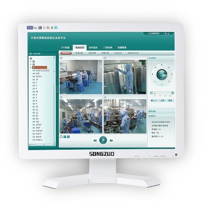 松佐17寸监视器液晶安防监控VGA正屏HDMI BNC车载摄像头显示屏图3