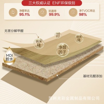 苏州全屋定制家具工厂莫干山实木多层板步入式开门衣柜整体禾香板图2