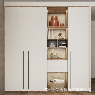 苏州全屋定制家具工厂莫干山实木多层板步入式开门衣柜整体禾香板图4