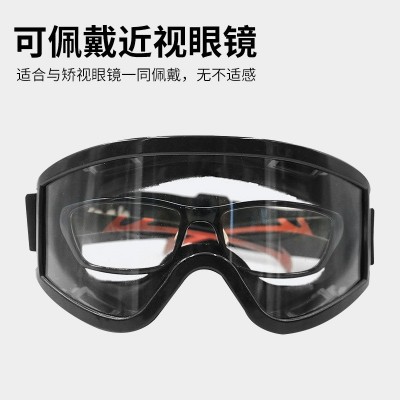 防雾放刮擦防风护目镜 男女眼镜劳保防飞溅眼罩 防灰尘高密度海绵图4