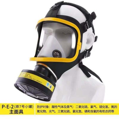 防毒面具全面罩 喷漆农药化工专用甲苯气体消防粉尘异味防毒面罩图2