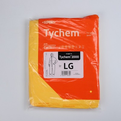杜邦C级Tychem2000化学防护服耐酸碱连体服防液体病毒生化服 喷漆图3