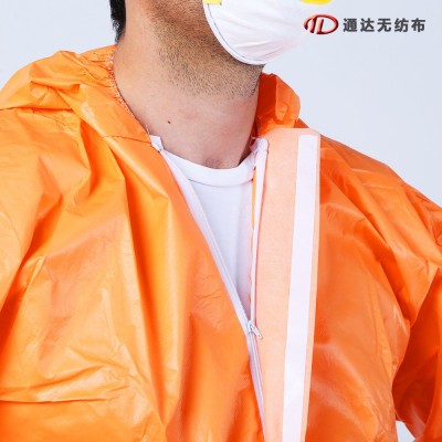 一次性防护服 SF实验服防渗透防护服厂家直供图2