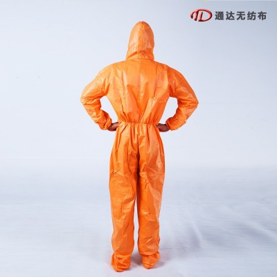 一次性防护服 SF实验服防渗透防护服厂家直供图4