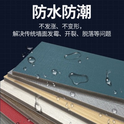 碳晶竹炭木饰面板竹木纤维实心护墙板背景墙扣板集成墙板无缝拼接图3