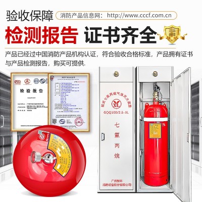 七氟丙烷气体灭火器悬挂柜式自动灭火装置管网消防系统设备灭火剂图2