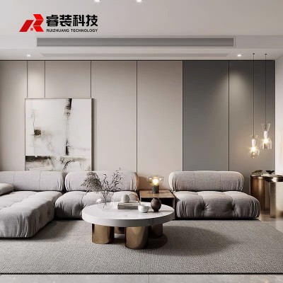 集成墙板竹木纤维护墙板装修材料墙裙天花吊顶快装扣板工厂批发图5