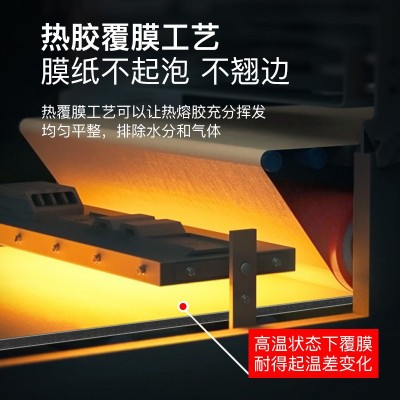 碳晶板竹木炭纤维集成墙板无缝护墙板免漆木饰面板金属镜面装饰板图2