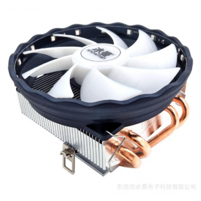 冰曼4铜管下吹下压式CPU散热器1151小机箱CPU风扇1155台式电脑AMD图4