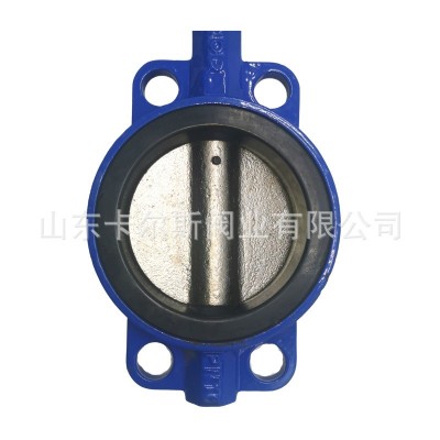 手柄对夹式蝶阀 D71X-16Q 手动蝶阀 球墨铸铁 现货供应  1个图5